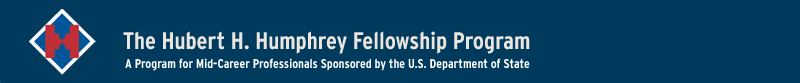 The Hubert H. Humphrey Fellowship Program