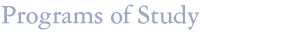 Programs of Study