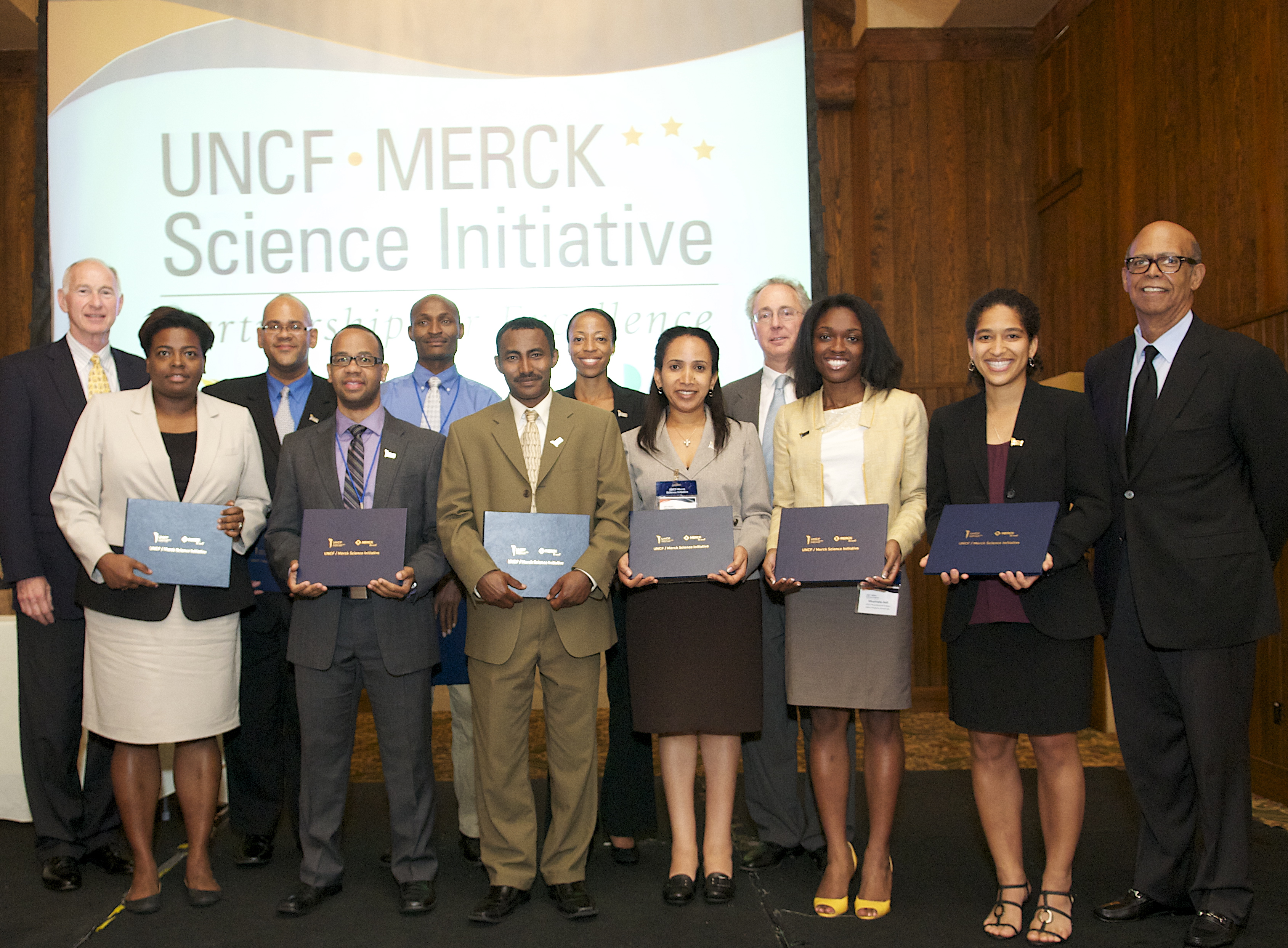 UNCF-Merck Postoctoral Fellows (Muyinatu Bell, front right)
